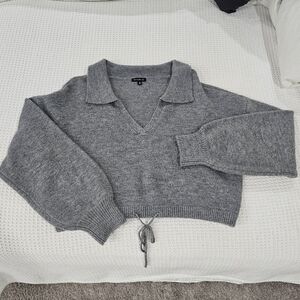 Gray Knit Sweater